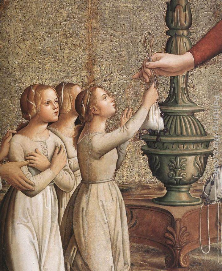 Antoniazzo Romano Annunciation (detail)